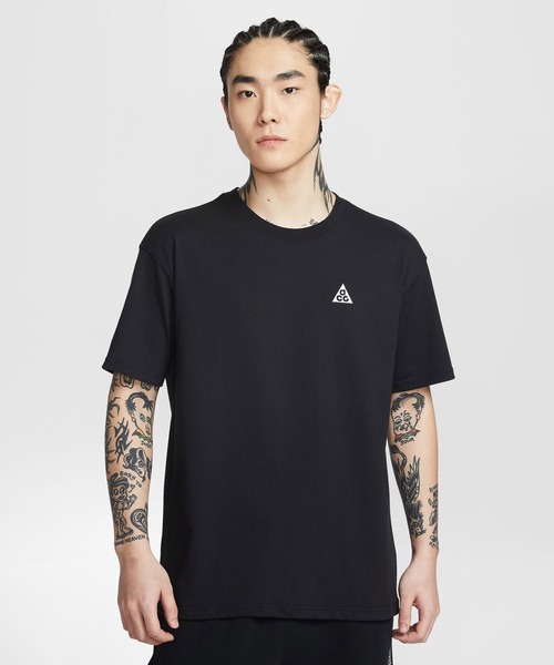 ACG(エィシージー)の「NIKE AS M ACG DF LSE 12MO CAMP SS TEE / ナイキ ACG DF LSE 12MO キャンプ T-シャツ 【SP】(Tシャツ/カットソー・メンズ・ホワイト/ブラック・S/M/L/XL/XXL)」の10枚目の写真