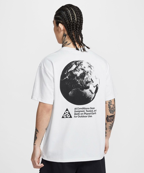 ACG(エィシージー)の「NIKE AS M ACG DF LSE 12MO CAMP SS TEE / ナイキ ACG DF LSE 12MO キャンプ T-シャツ 【SP】(Tシャツ/カットソー・メンズ・ホワイト/ブラック・S/M/L/XL/XXL)」の7枚目の写真