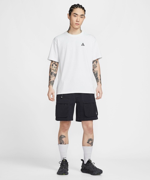 ACG(エィシージー)の「NIKE AS M ACG DF LSE 12MO CAMP SS TEE / ナイキ ACG DF LSE 12MO キャンプ T-シャツ 【SP】(Tシャツ/カットソー・メンズ・ホワイト/ブラック・S/M/L/XL/XXL)」の9枚目の写真