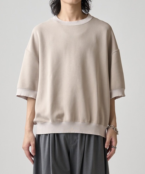Lui's(ルイス)の「ピーチスキン半袖Tシャツ(Tシャツ/カットソー・メンズ・ブラック/ブラウン/ライトグレー・S/M)」の2枚目の写真