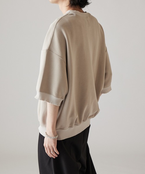 Lui's(ルイス)の「ピーチスキン半袖Tシャツ(Tシャツ/カットソー・メンズ・ブラック/ブラウン/ライトグレー・S/M)」の9枚目の写真