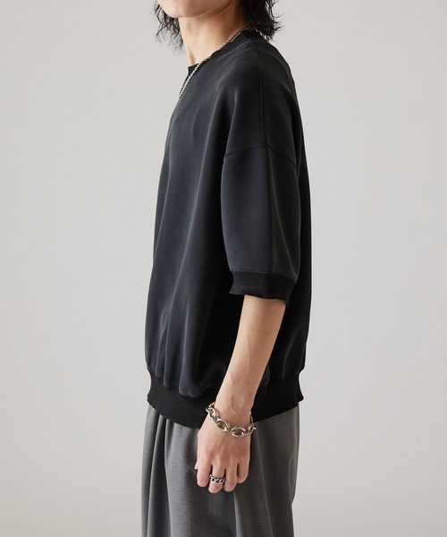 Lui's(ルイス)の「ピーチスキン半袖Tシャツ(Tシャツ/カットソー・メンズ・ブラック/ブラウン/ライトグレー・S/M)」の5枚目の写真