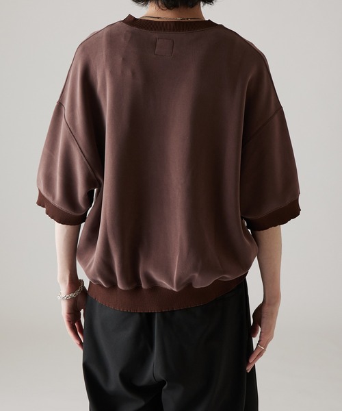 Lui's(ルイス)の「ピーチスキン半袖Tシャツ(Tシャツ/カットソー・メンズ・ブラック/ブラウン/ライトグレー・S/M)」の15枚目の写真