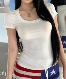 スリムフィット 半袖Tシャツ