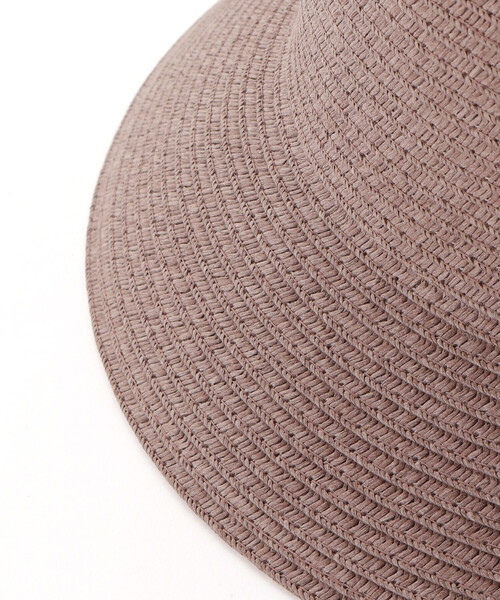 BeBe(ベベ)の「【アジャスター付】【お揃い】ラフィアポンポンペーパーブレードハット(48~56cm)(ハット・キッズ・ホワイト・M/L)」の11枚目の写真