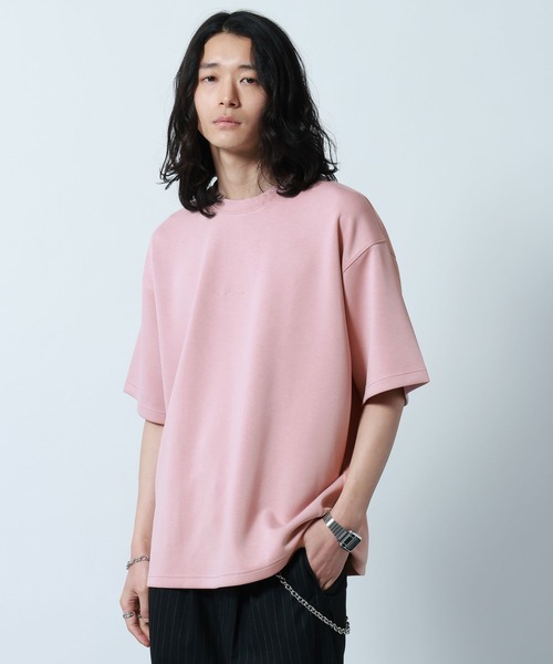 RAGEBLUE（レイジブルー）の「【LUXURY+EASY】DRAPE CREW NECK DESIGN STITCH T-SHIRT/ラグイージーワンポイント刺繍Tシャツ（Tシャツ/カットソー・メンズ・ピンク/ライトブルー/ホワイト/ブラック・MEDIUM/LARGE/SMALL）」の22枚目の写真