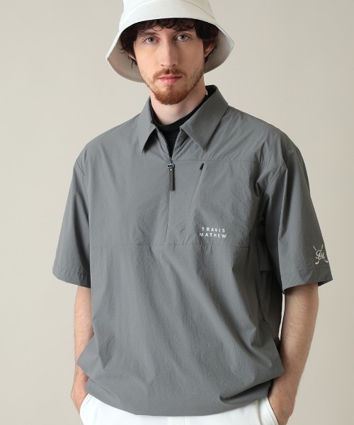 TRAVIS MATHEW トラヴィスマシューリップストップクォータージャケット トラヴィスマシュー TravisMathew リップストップ半袖クォーター