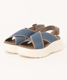 ABC SELECT エービーシーセレクト CL CROSS KNIT SANDAL 5 クロスニットサンダル 5 W2068 BLUE