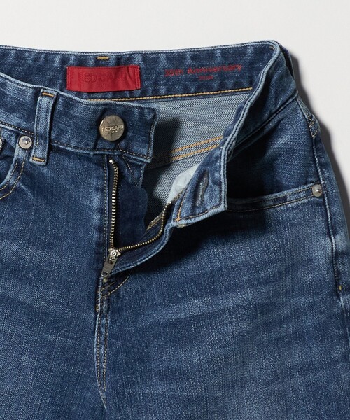 RED CARD TOKYO(レッドカード)の「【WEB限定】<RED CARD>35th Anniversary Wide デニムパンツ 3(デニムパンツ・レディース・コバルトブルー・21/20)」の8枚目の写真