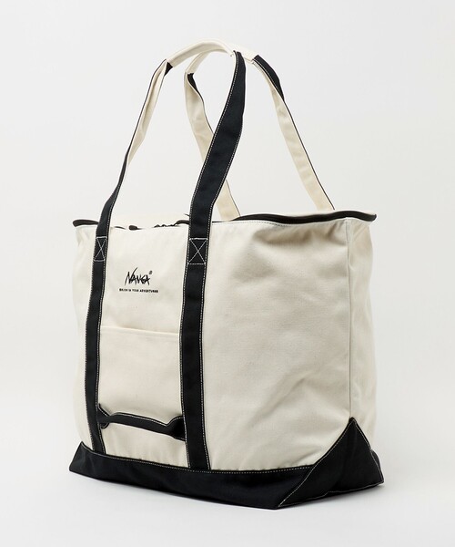 NANGA（ナンガ）の「＜NANGA＞ CNVS TOTE/バッグ（トートバッグ・メンズ・ホワイト・FREE）」の4枚目の写真