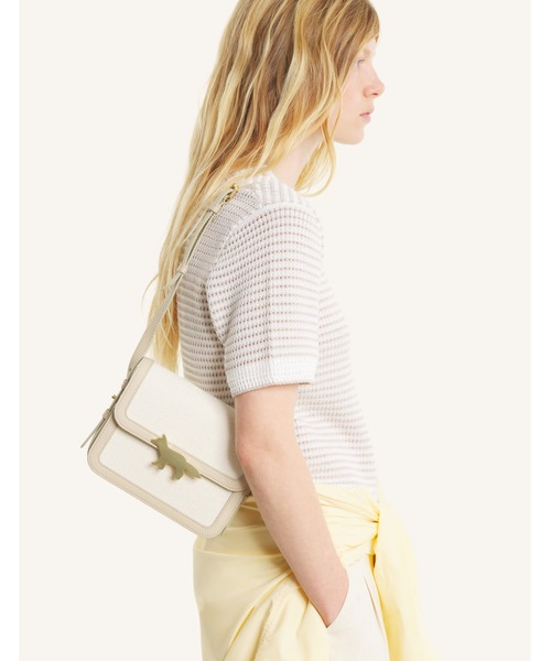 Maison Kitsune(メゾンキツネ)の「EDIE BAG(ショルダーバッグ・レディース・オートミール・U)」の1枚目の写真