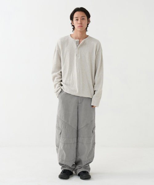 NOUN（ノウン）の「washed biker cargo pants (gray)（その他パンツ・メンズ・その他・1/0/2）」の2枚目の写真