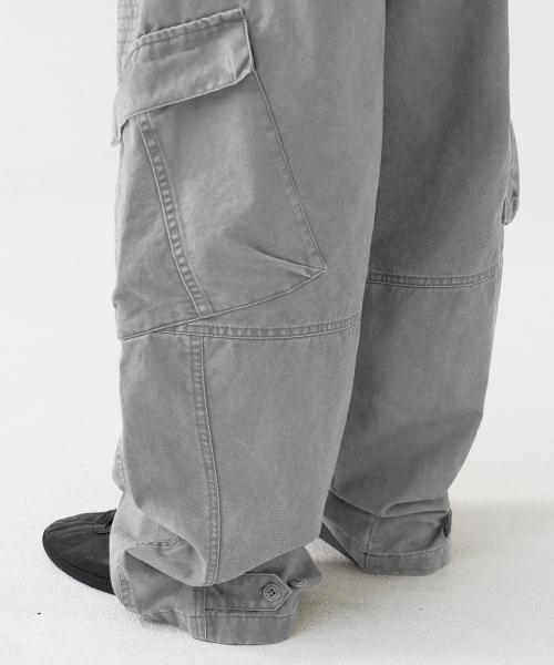 NOUN（ノウン）の「washed biker cargo pants (gray)（その他パンツ・メンズ・その他・1/0/2）」の4枚目の写真