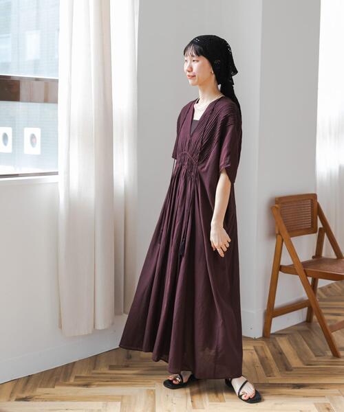 ピンタックギャザーワンピース（ワンピース）｜URBAN RESEARCH DOORS