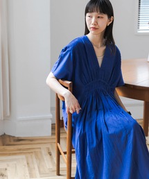 URBAN RESEARCH DOORS | ピンタックギャザーワンピース(ワンピース)