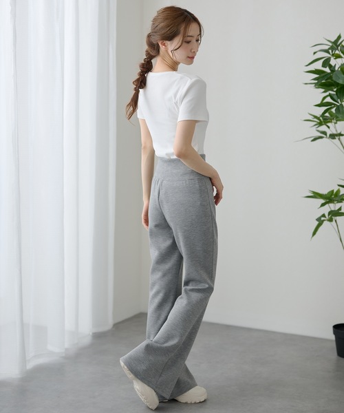 DAYRA(デイラ)の「DAYRA ソリッドカラー ボタン付き ハイウエスト パンツ(その他パンツ・レディース・グレー/ブラック/ダークグレー・M/L)」の19枚目の写真