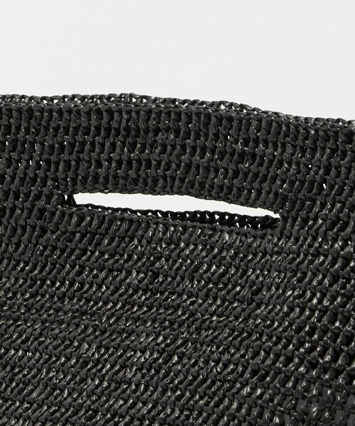 MARW UNITED ARROWS(マルゥ ユナイテッドアローズ)の「<MARW UNITED ARROWS>ニッティング ラウンド バッグ(ハンドバッグ・レディース・ブラック・FREE)」の5枚目の写真