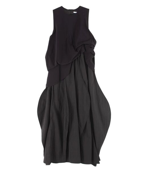 UN3D.(アンスリード)の「ASYMMETRY BLOUSING OP(ワンピース・レディース・オレンジ/ホワイト/ブラック・38/36)」の2枚目の写真