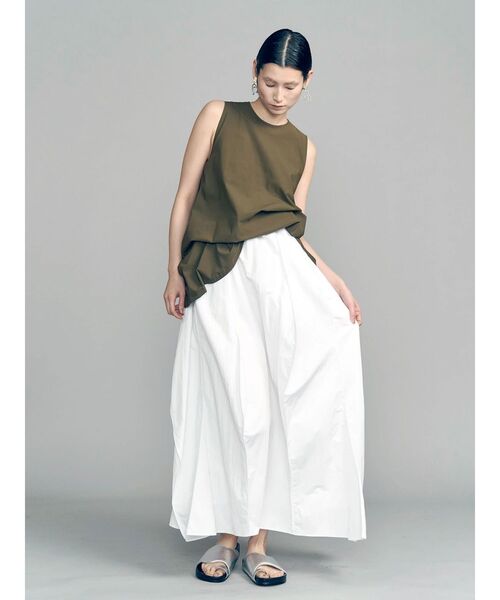 UN3D.(アンスリード)の「ASYMMETRY BLOUSING OP(ワンピース・レディース・オレンジ/ホワイト/ブラック・38/36)」の6枚目の写真