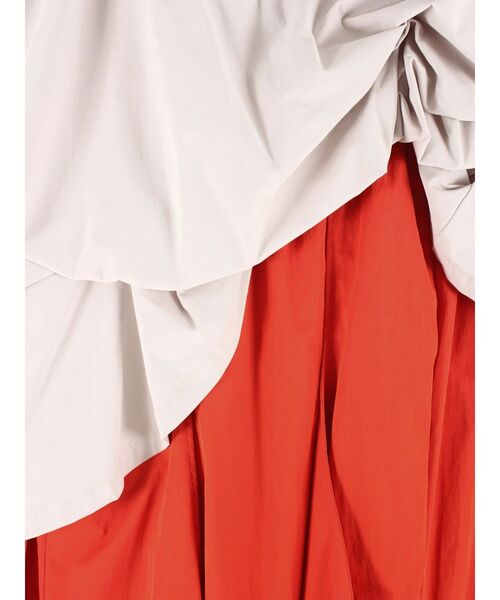 UN3D.(アンスリード)の「ASYMMETRY BLOUSING OP(ワンピース・レディース・オレンジ/ホワイト/ブラック・38/36)」の19枚目の写真