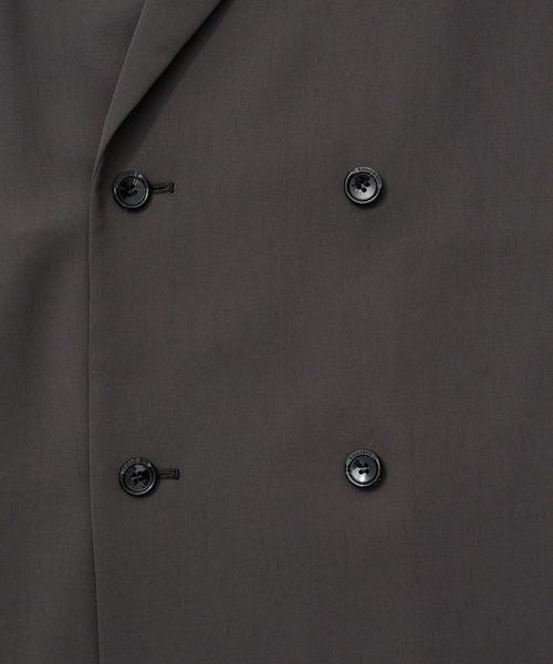 N.HOOLYWOOD(N.ハリウッド)の「【N.HOOLYWOOD/エヌハリウッド】別注 DOUBLE JACKET(テーラードジャケット・メンズ・ブラック/ダークグレー・40/38/36)」の11枚目の写真