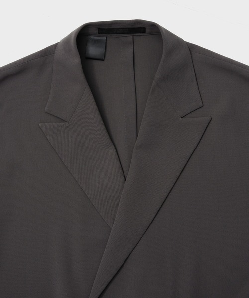 N.HOOLYWOOD(N.ハリウッド)の「【N.HOOLYWOOD/エヌハリウッド】別注 DOUBLE JACKET(テーラードジャケット・メンズ・ブラック/ダークグレー・40/38/36)」の8枚目の写真