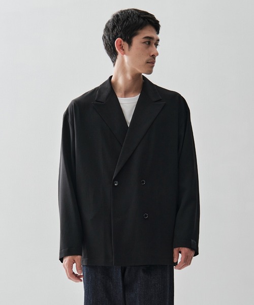 N.HOOLYWOOD(N.ハリウッド)の「【N.HOOLYWOOD/エヌハリウッド】別注 DOUBLE JACKET(テーラードジャケット・メンズ・ブラック/ダークグレー・40/38/36)」の18枚目の写真