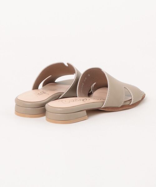 Bridget Birkin(ブリジットバーキン)の「【Bridget Birkin】サイドカットステッチミュールサンダル(562314)(サンダル・レディース・ブラック/アイボリー/グレイッシュベージュ・M/L/LL/S)」の14枚目の写真