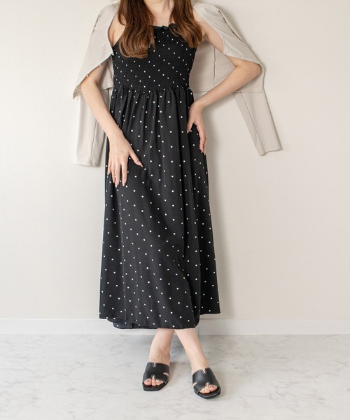Bridget Birkin(ブリジットバーキン)の「【Bridget Birkin】サイドカットステッチミュールサンダル(562314)(サンダル・レディース・ブラック/アイボリー/グレイッシュベージュ・M/L/LL/S)」の10枚目の写真