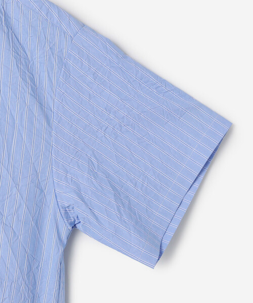 nicholson&nicholson(ニコルソンアンドニコルソン)の「nicholson & nicholson | ストライプ フリルシャツ WOMEN(シャツ/ブラウス・レディース・ブルー系その他/グレー系その他・38)」の12枚目の写真