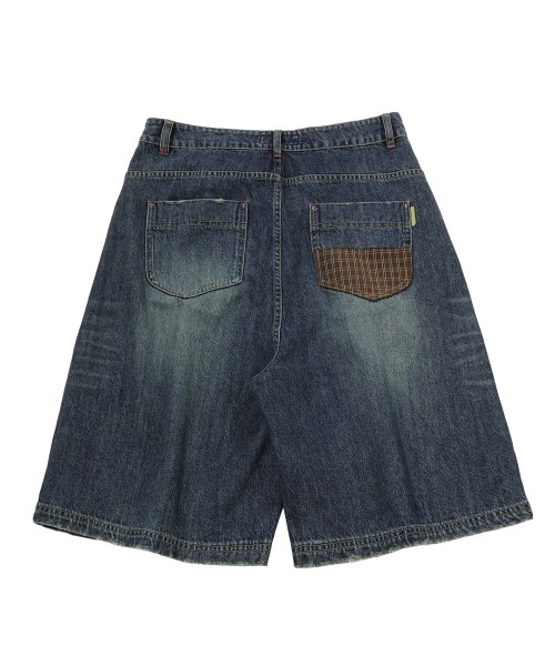 MAINBOOTH(メインブース)の「Repaired Denim Shorts(BLUE)(その他パンツ・レディース・その他・1/2/3)」の14枚目の写真