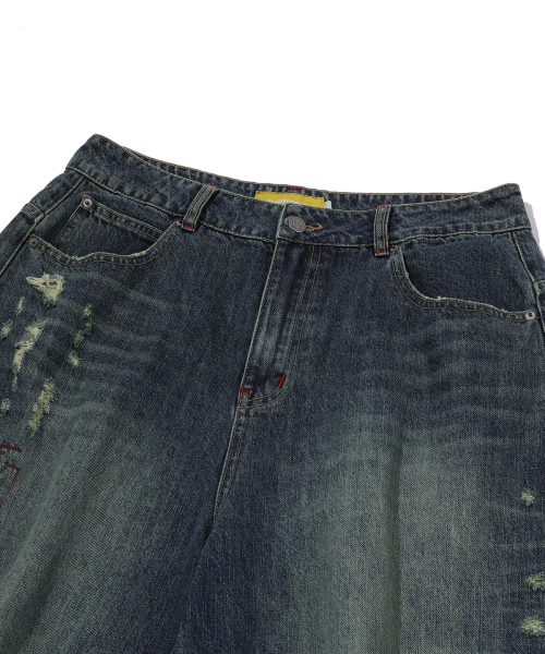 MAINBOOTH(メインブース)の「Repaired Denim Shorts(BLUE)(その他パンツ・レディース・その他・1/2/3)」の15枚目の写真