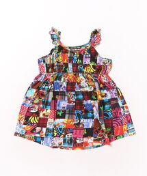HYSTERIC MINI（ヒステリックミニ）の「CRAZY QUILT総柄 Viscotex チュニック（Tシャツ/カットソー）」