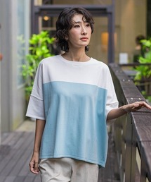 【WEB限定】"涼感"バイカラーニット