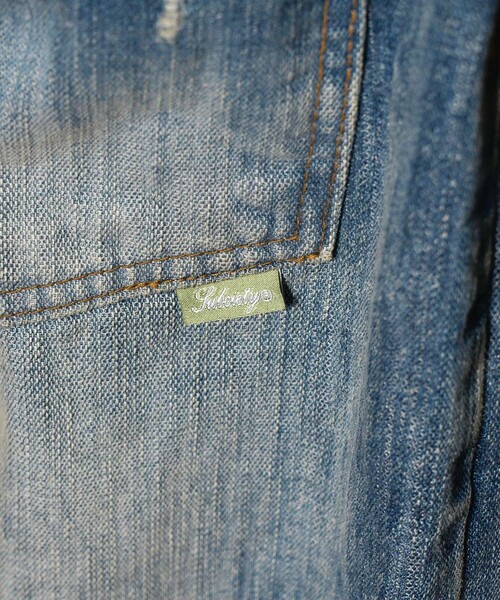 Subciety(サブサエティ)の「Damaged wide balloon denim pants(デニムパンツ・メンズ・インディゴブルー・MEDIUM/LARGE)」の18枚目の写真