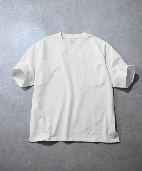 LAKOLE(ラコレ)の「ヘビーウエイトパックポケT / 654106(Tシャツ/カットソー・メンズ・ブラック/オリーブ/ホワイト/ネイビー・LARGE/MEDIUM/SMALL)」の6枚目の写真