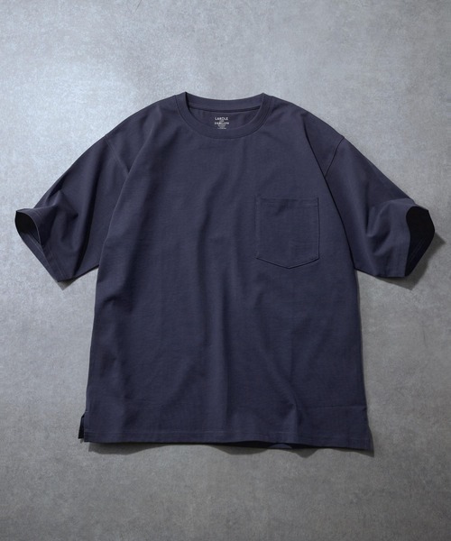 LAKOLE(ラコレ)の「ヘビーウエイトパックポケT / 654106(Tシャツ/カットソー・メンズ・ブラック/オリーブ/ホワイト/ネイビー・LARGE/MEDIUM/SMALL)」の7枚目の写真