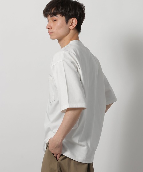 LAKOLE(ラコレ)の「ヘビーウエイトパックポケT / 654106(Tシャツ/カットソー・メンズ・ブラック/オリーブ/ホワイト/ネイビー・LARGE/MEDIUM/SMALL)」の14枚目の写真