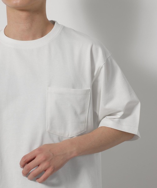 LAKOLE(ラコレ)の「ヘビーウエイトパックポケT / 654106(Tシャツ/カットソー・メンズ・ブラック/オリーブ/ホワイト/ネイビー・LARGE/MEDIUM/SMALL)」の22枚目の写真