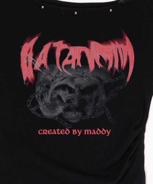 Figments（フィグメンツ）の「アシメオフショルバンＴ（Tシャツ/カットソー・レディース・ブラック・FREE）」の14枚目の写真