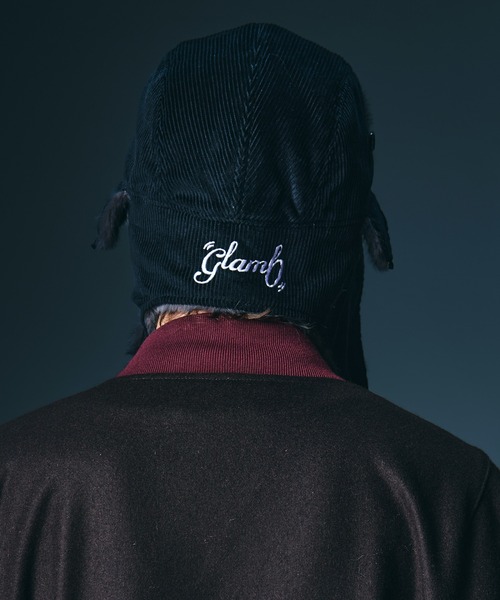 glamb(グラム)の「Corduroy Flight Cap / コーデュロイフライトキャップ(ハンチング/ベレー帽・メンズ・ブラック/ブラウン系その他/グリーン・FREE)」の11枚目の写真