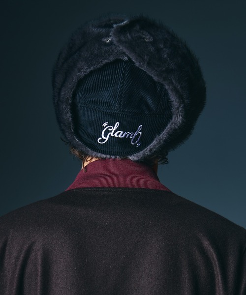 glamb(グラム)の「Corduroy Flight Cap / コーデュロイフライトキャップ(ハンチング/ベレー帽・メンズ・ブラック/ブラウン系その他/グリーン・FREE)」の21枚目の写真