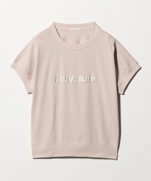 A DAY IN THE LIFE UNITED ARROWS(アデイインザライフユナイテッドアローズ)の「コットン エンブロイダリー Tシャツ <A DAY IN THE LIFE>(Tシャツ/カットソー・レディース・ライトピンク/ダークグレー/オフホワイト・FREE)」の3枚目の写真