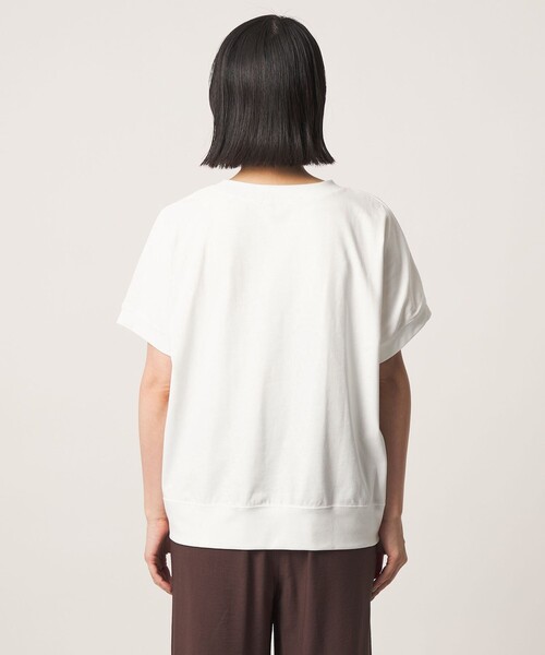A DAY IN THE LIFE UNITED ARROWS(アデイインザライフユナイテッドアローズ)の「コットン エンブロイダリー Tシャツ <A DAY IN THE LIFE>(Tシャツ/カットソー・レディース・ライトピンク/ダークグレー/オフホワイト・FREE)」の13枚目の写真