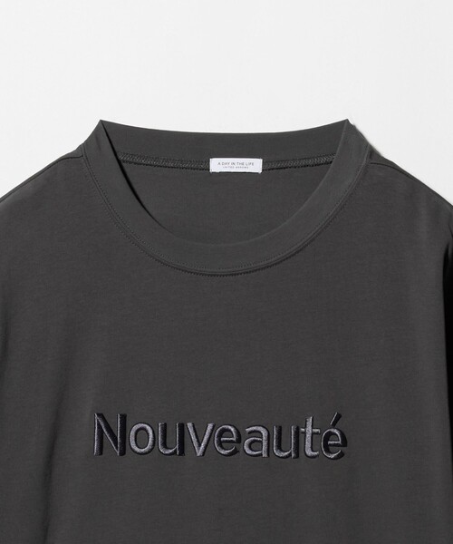 A DAY IN THE LIFE UNITED ARROWS(アデイインザライフユナイテッドアローズ)の「コットン エンブロイダリー Tシャツ <A DAY IN THE LIFE>(Tシャツ/カットソー・レディース・ライトピンク/ダークグレー/オフホワイト・FREE)」の4枚目の写真