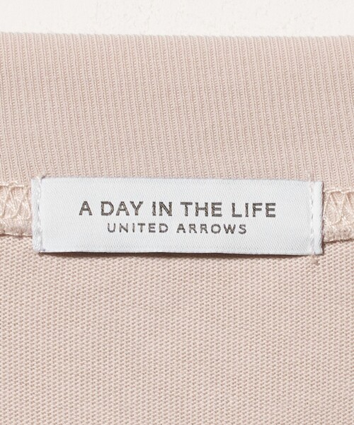 A DAY IN THE LIFE UNITED ARROWS(アデイインザライフユナイテッドアローズ)の「コットン エンブロイダリー Tシャツ <A DAY IN THE LIFE>(Tシャツ/カットソー・レディース・ライトピンク/ダークグレー/オフホワイト・FREE)」の19枚目の写真