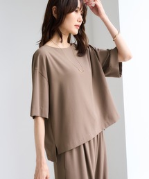 【一部店舗限定】ジョーゼットTeeブラウス/UVケア・接触冷感・防シワ
