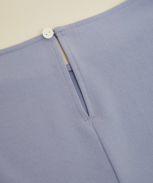 ROPE' PICNIC(ロペピクニック)の「【一部店舗限定】ジョーゼットTeeブラウス/UVケア・接触冷感・防シワ(シャツ/ブラウス・レディース・ベージュ/サックスブルー/ブラック/オフホワイト/ブラウン・FREE)」の19枚目の写真