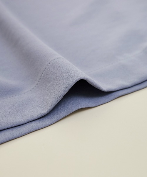 ROPE' PICNIC(ロペピクニック)の「【一部店舗限定】ジョーゼットTeeブラウス/UVケア・接触冷感・防シワ(シャツ/ブラウス・レディース・ベージュ/サックスブルー/ブラック/オフホワイト/ブラウン・FREE)」の21枚目の写真