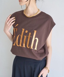 【汗染み防止加工】箔プリントロゴTシャツ